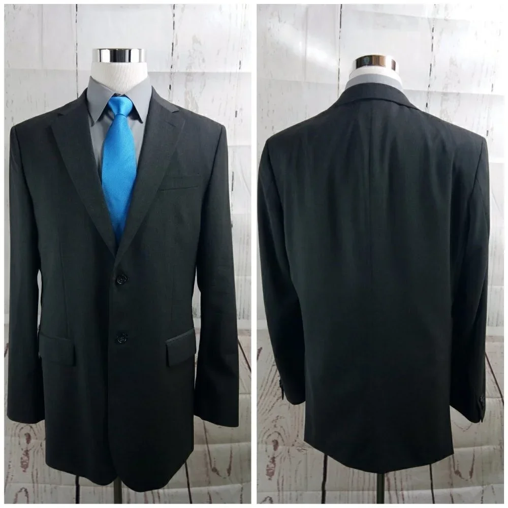 Banana Republic Modern 44L Gray Suit Blazer Sport